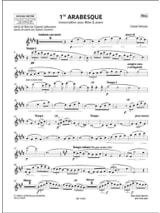 Arabesque n° 1 - DEBUSSY - Partition - Flûte traversière